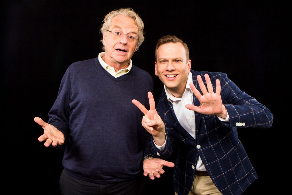 Jerry Springer and Brian Balthazar