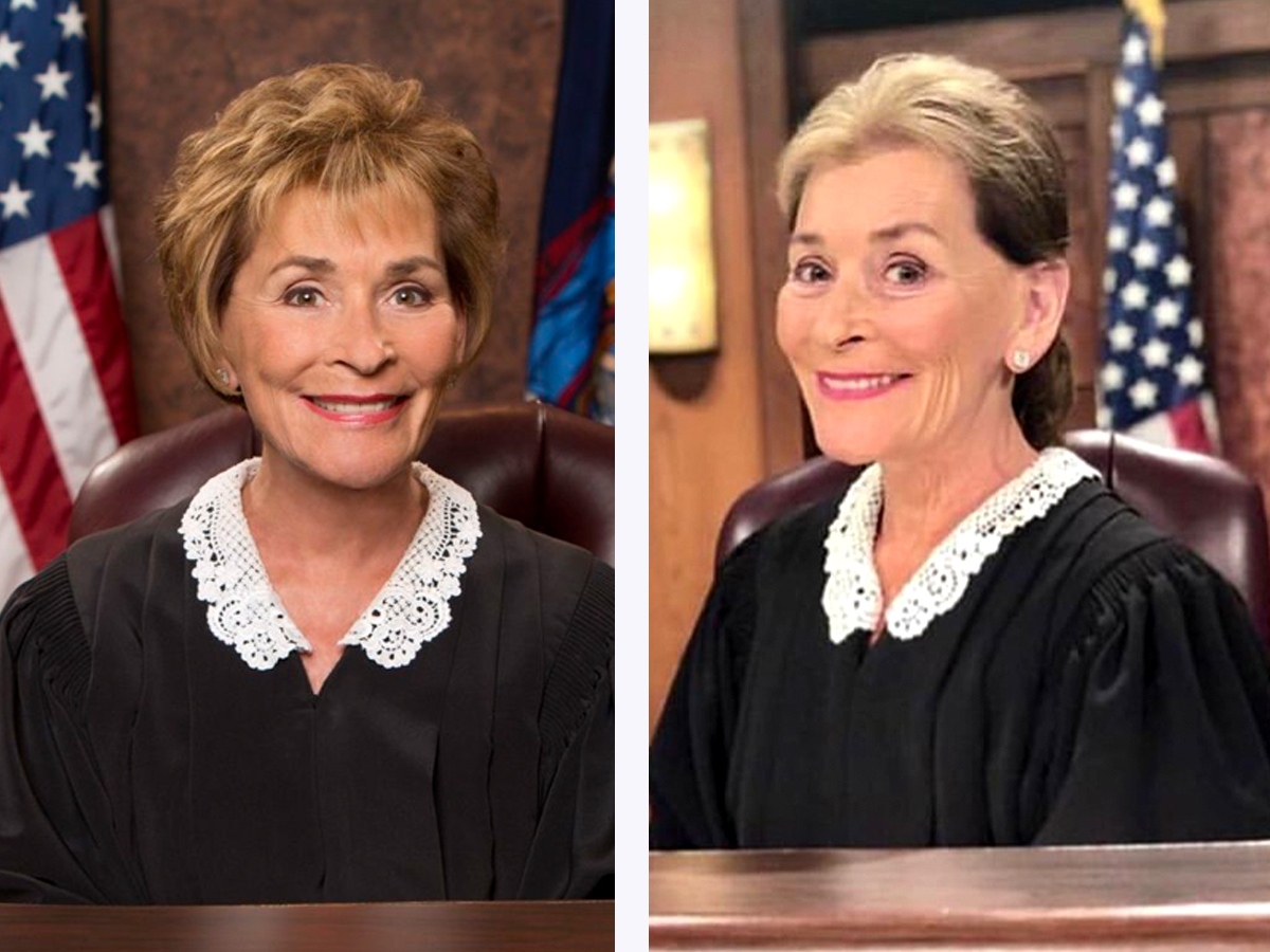 well hold me in contempt, judge judy's new hairstyle is